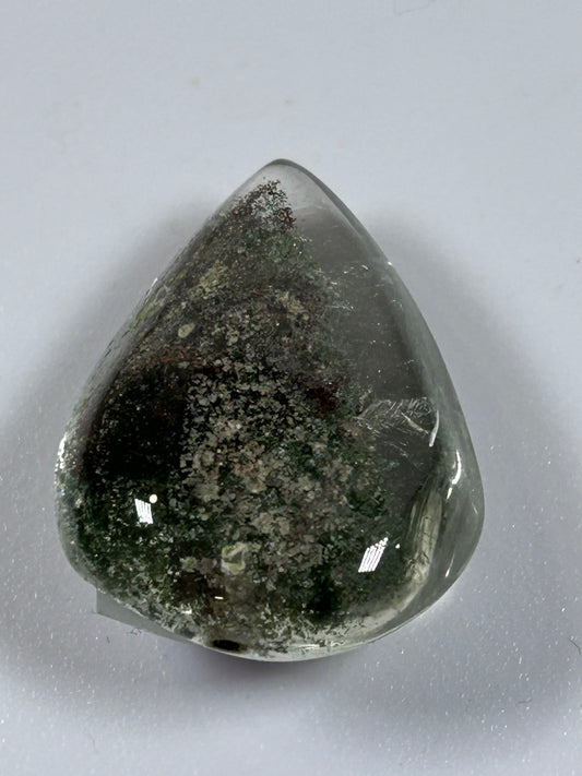 (GQ10) - Garden Quartz Teardrop Pendant - New