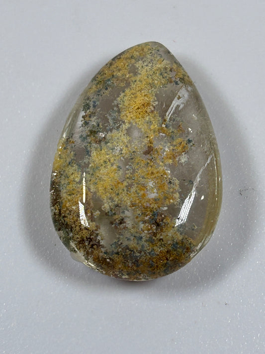 (GQ13) - Garden Quartz Teardrop Pendant - New