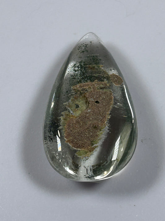(GQ15) - Garden Quartz Teardrop Pendant - New