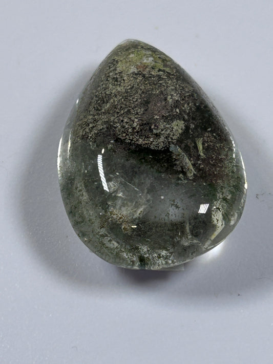 (GQ18) - Garden Quartz Teardrop Pendant - New
