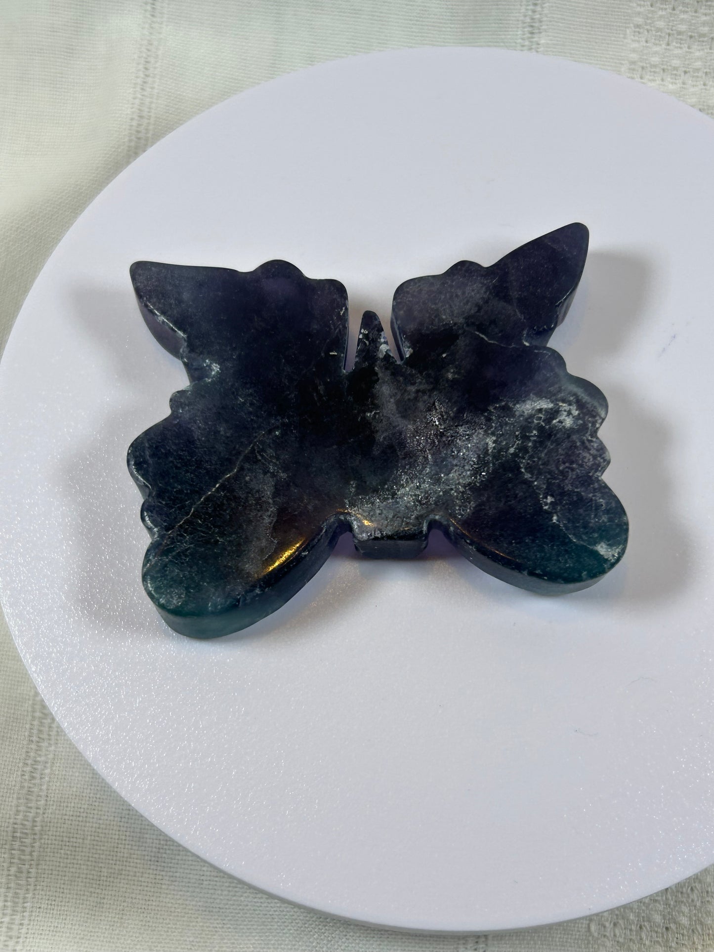 (#3) - FLUORITE BUTTERFLY CARVING