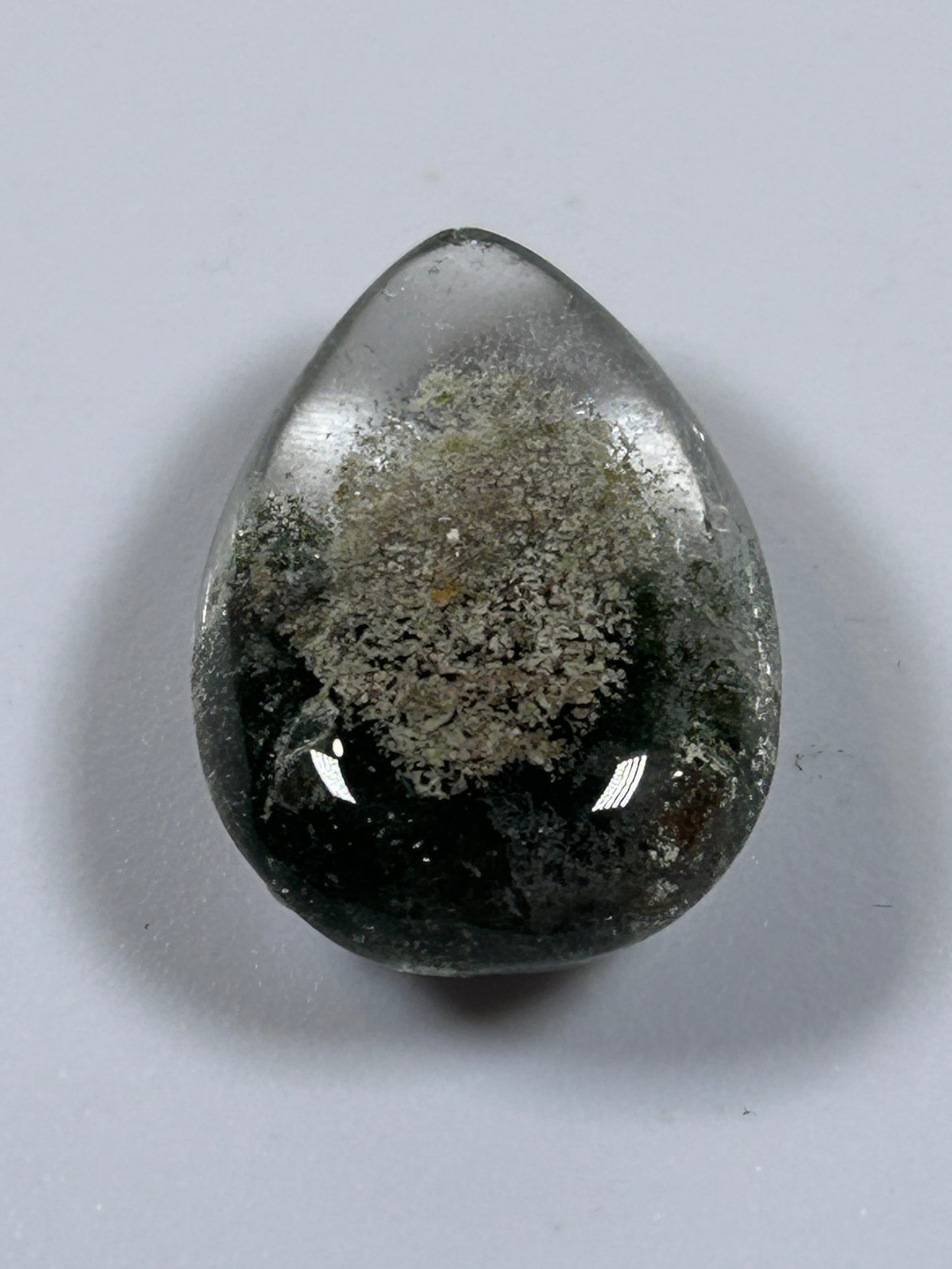 (GQ19) - Garden Quartz Teardrop Pendant - New