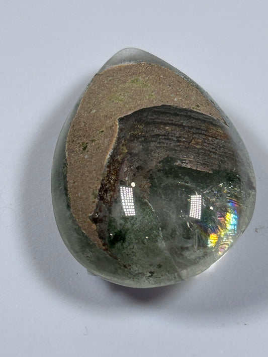 (GQ26) - Garden Quartz Teardrop Pendant - New