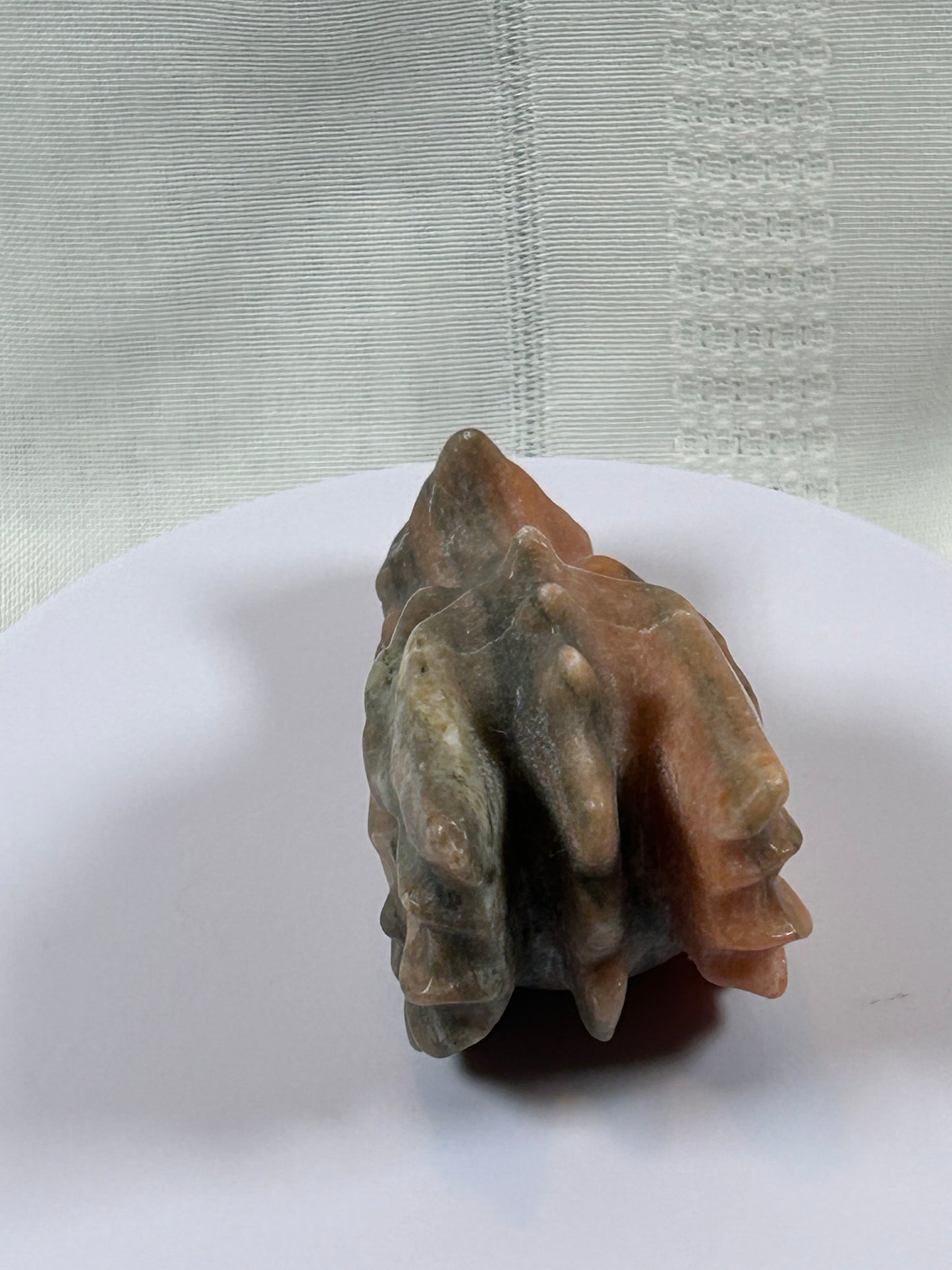 (#13) - ORANGE CALCITE DRAGONS HEAD - NEW