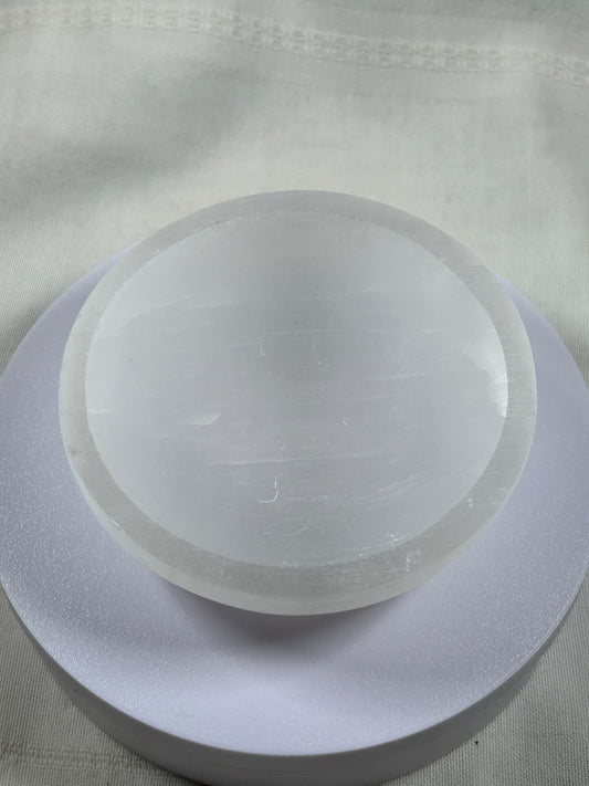(#1044) - Selenite Bowl - New