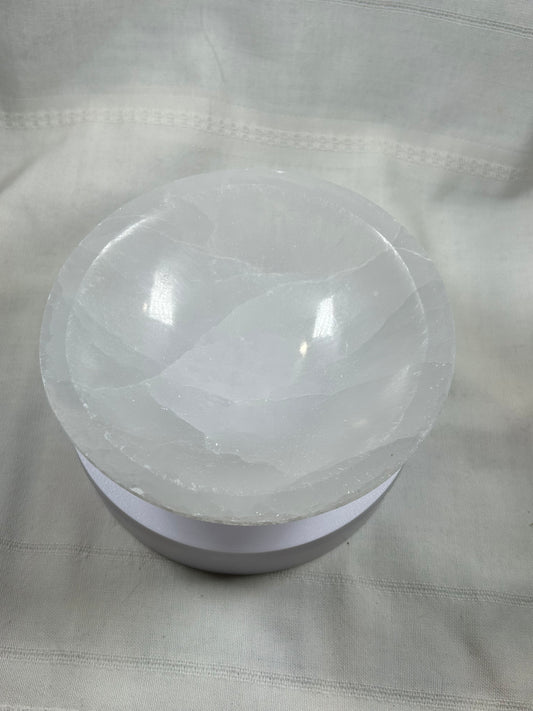 (#1039) - Selenite Bowl - New