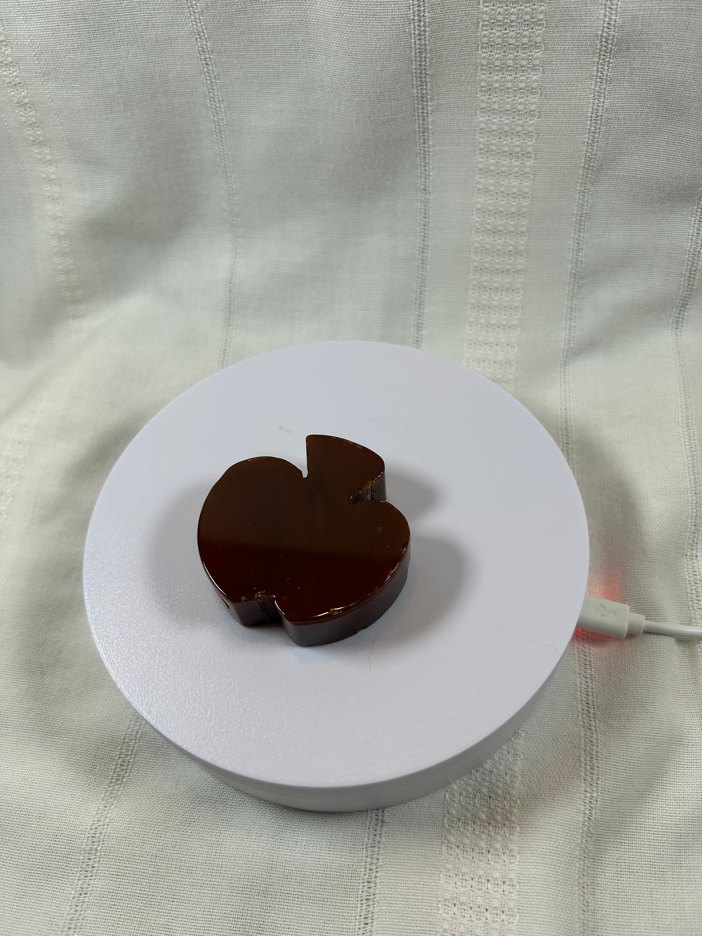 (#5) - CARNELIAN APPLE CARVING