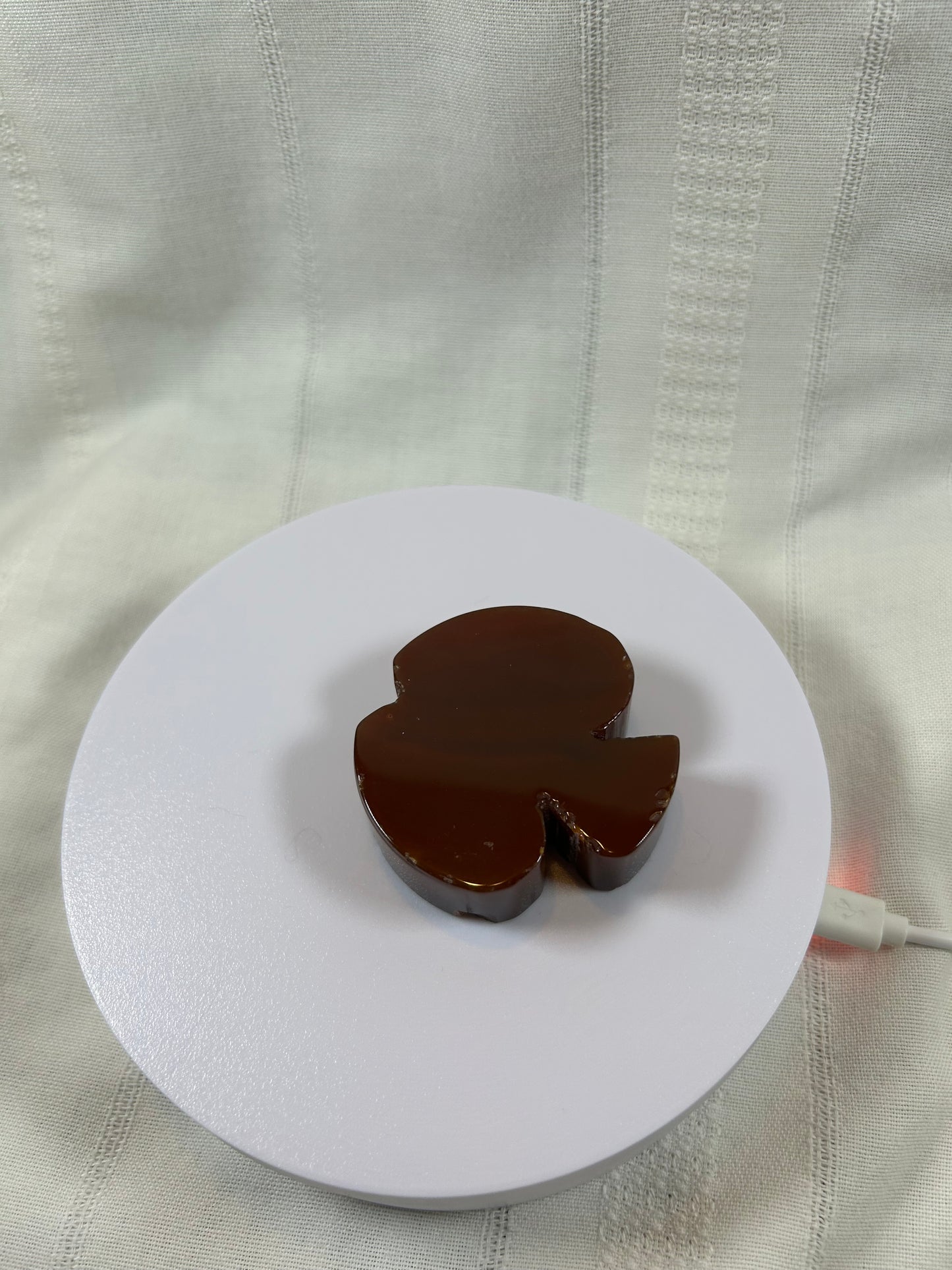 (#5) - CARNELIAN APPLE CARVING