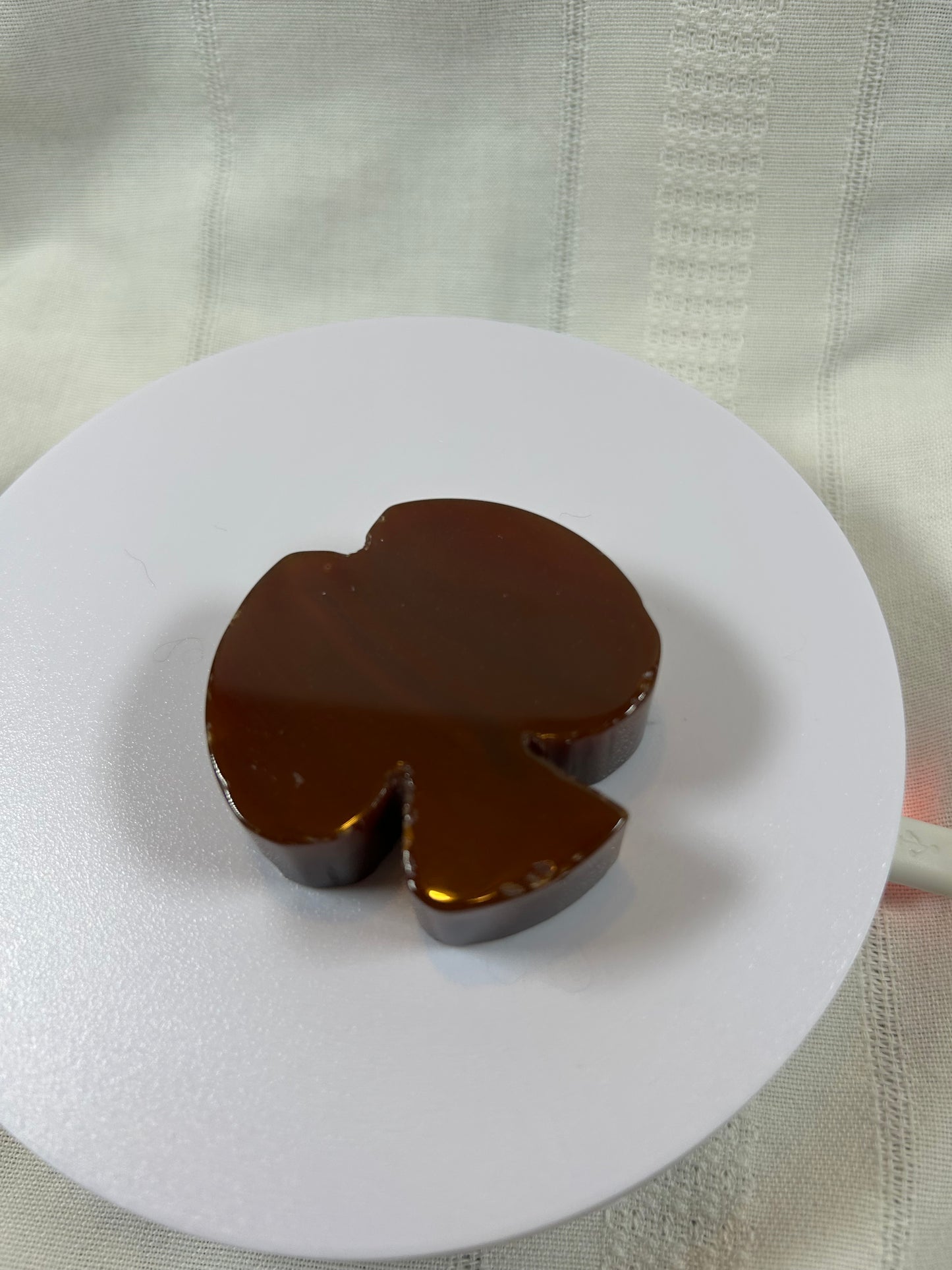 (#5) - CARNELIAN APPLE CARVING
