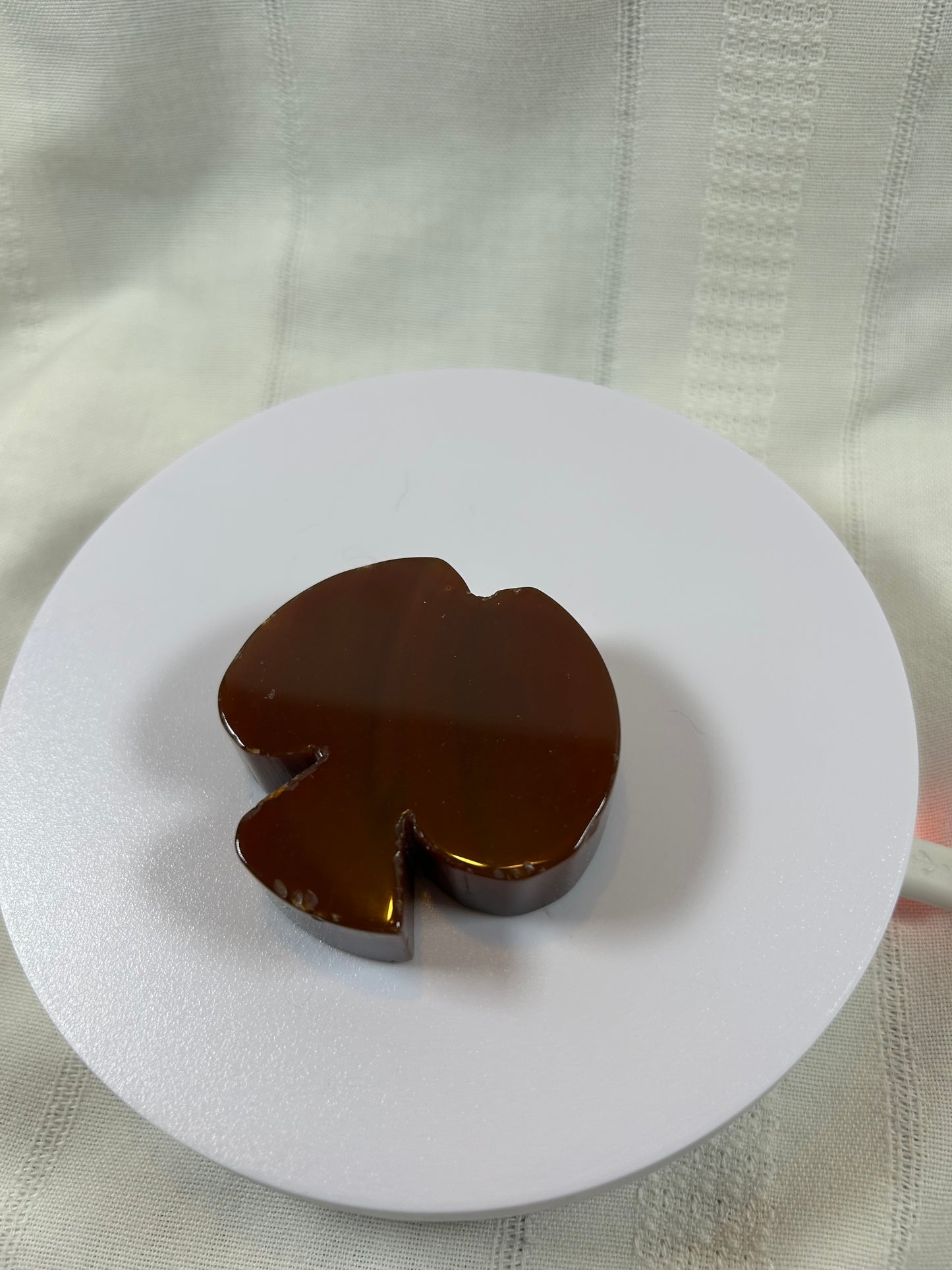 (#5) - CARNELIAN APPLE CARVING
