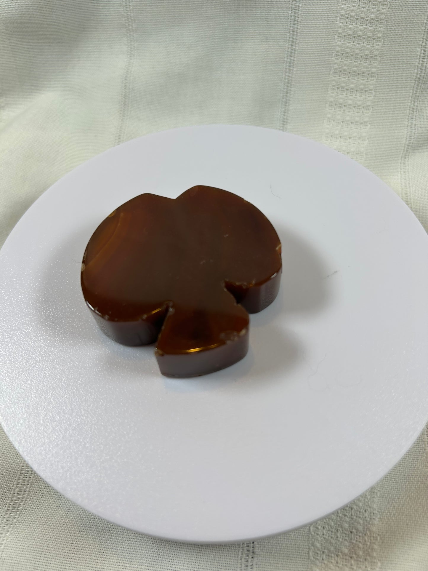 (#5) - CARNELIAN APPLE CARVING