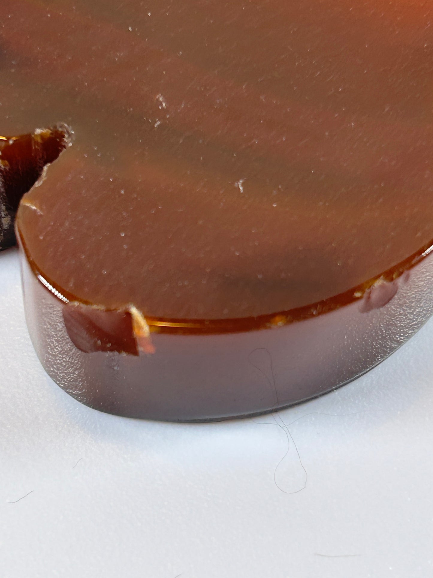 (#5) - CARNELIAN APPLE CARVING