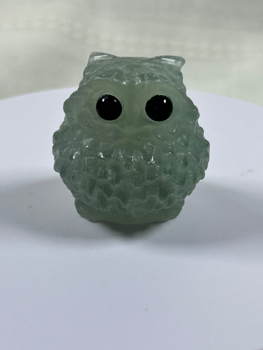 (#1066) - Fluorite Owl - New