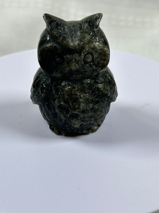 (#1064) - Labradorite Owl - New