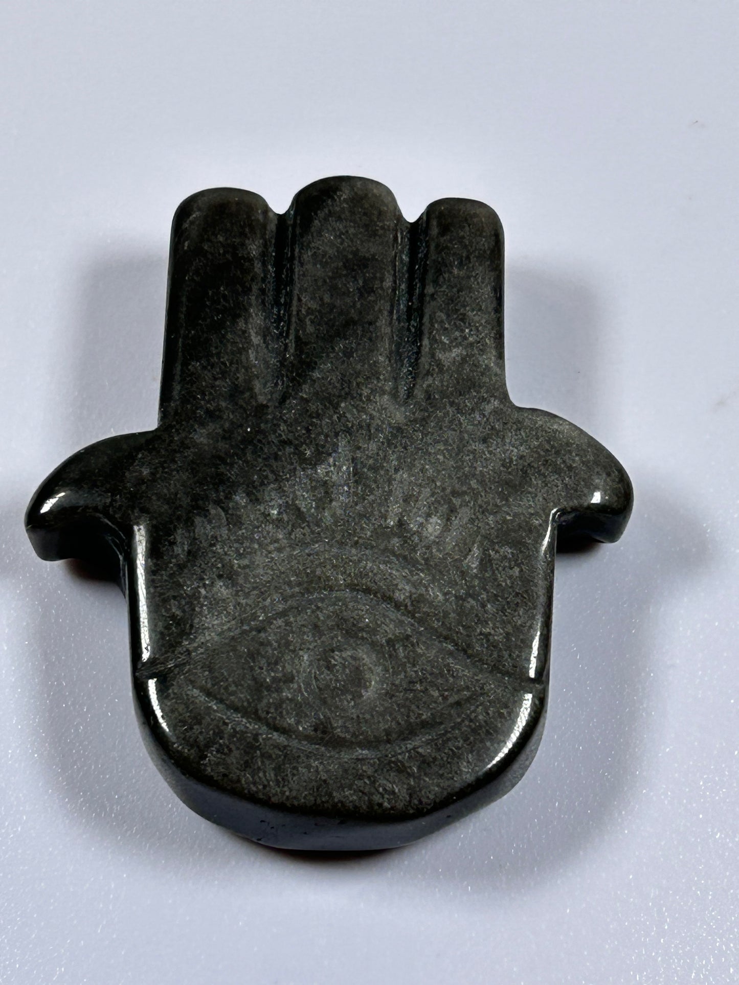 (#1069) - Shungite Hamsa Hand - New