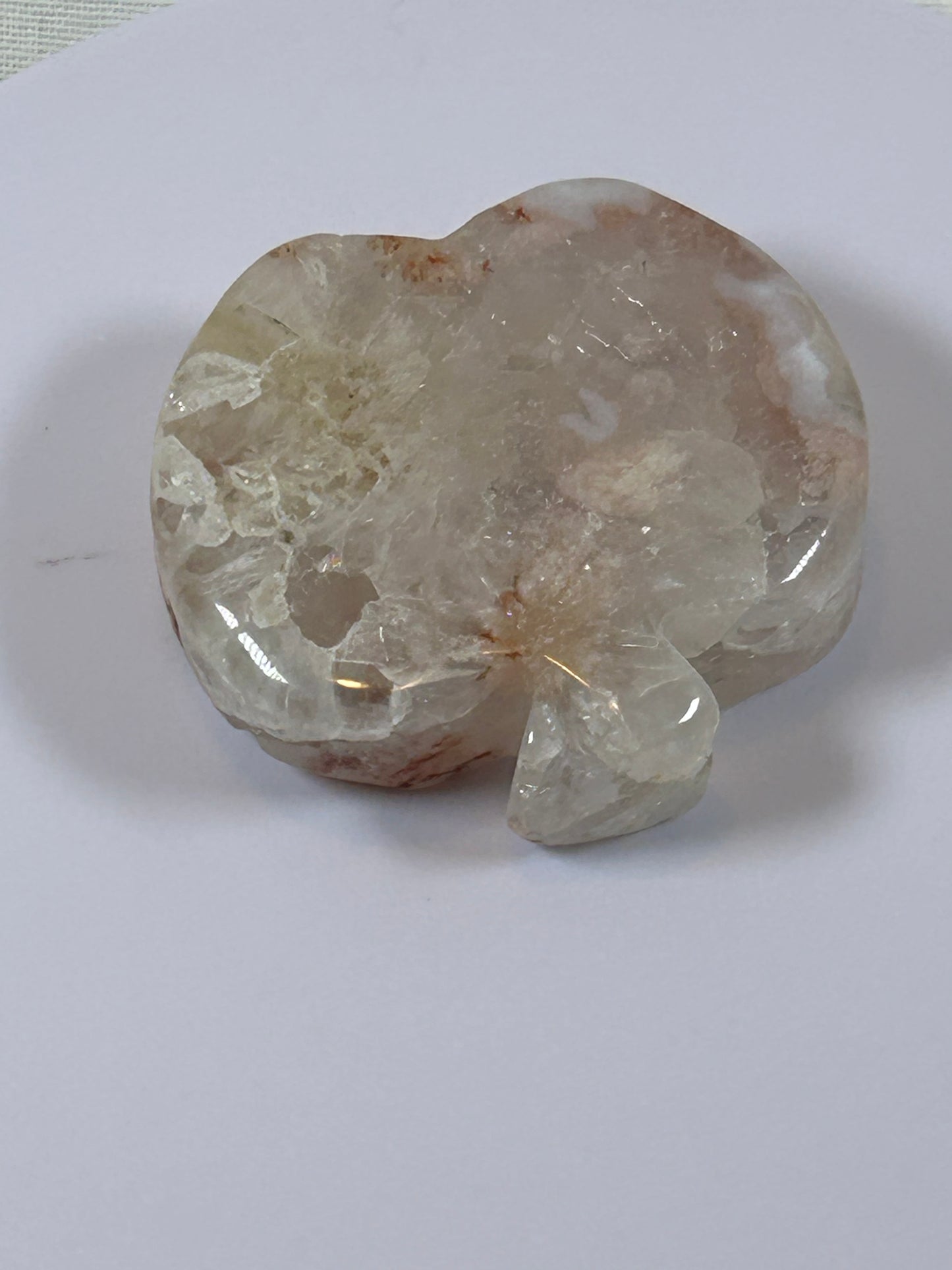 AGATE APPLE CARVING - NEW