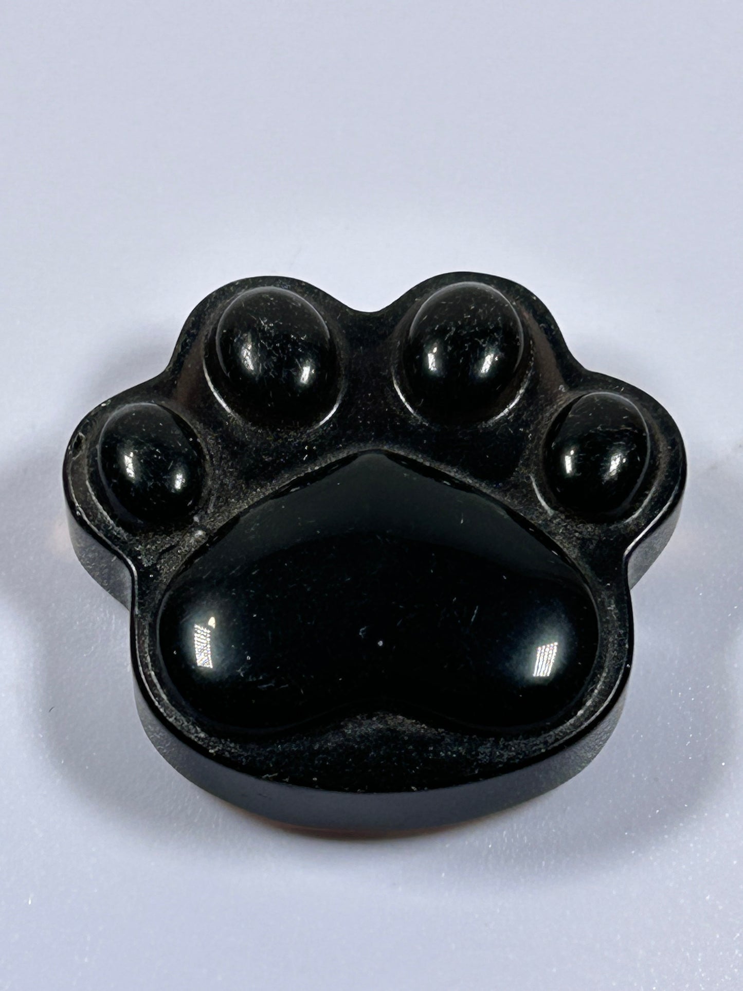 (#1113) - Smoky Quartz Paw Print- New