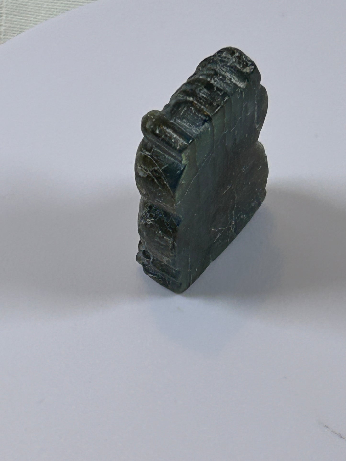 (#21) - LABRADORITE OWL CARVING - NEW