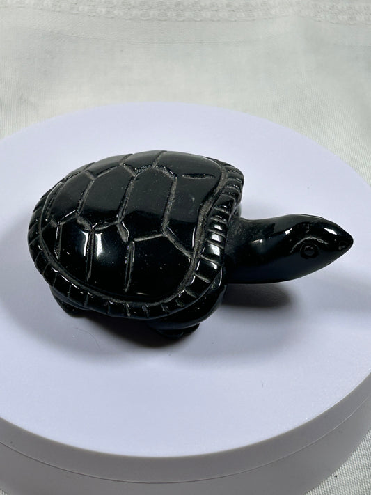 (#1095) - Shungite Turtle - New