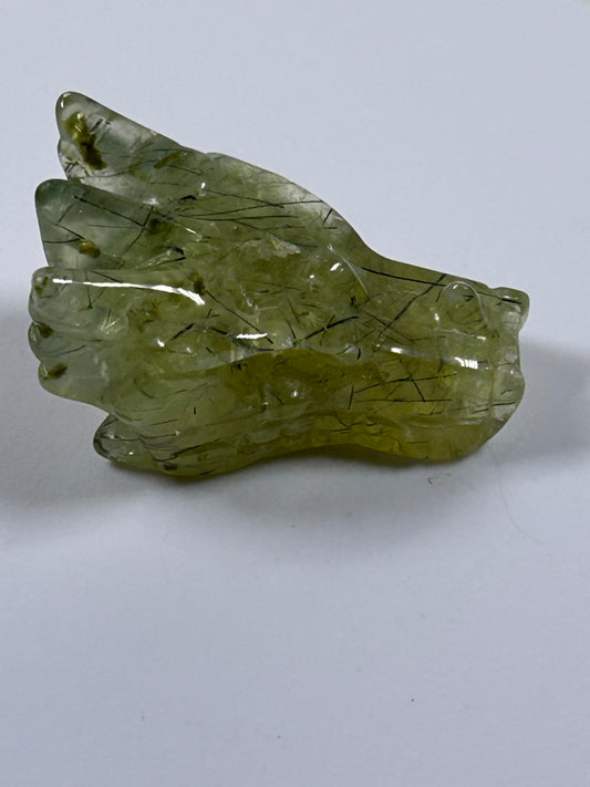 (#1105) - Prehnite Dragon's Head - New