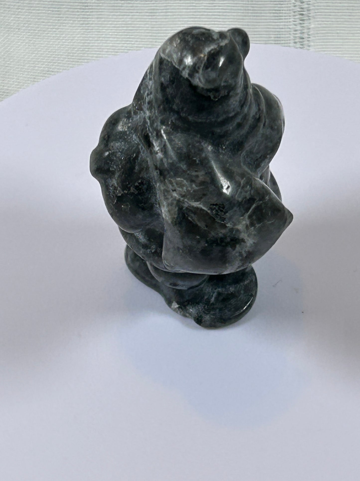 (#28) - LARVIKITE SANTA CARVING - NEW