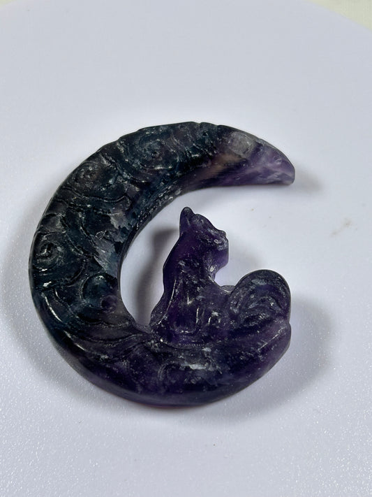 (#1123) - Fluorite Moon - New