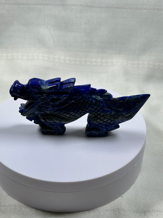 (#1097) - Lapis Lazuli Dragon - New