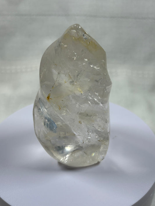 (#1083) - Clear Quartz Flame - New
