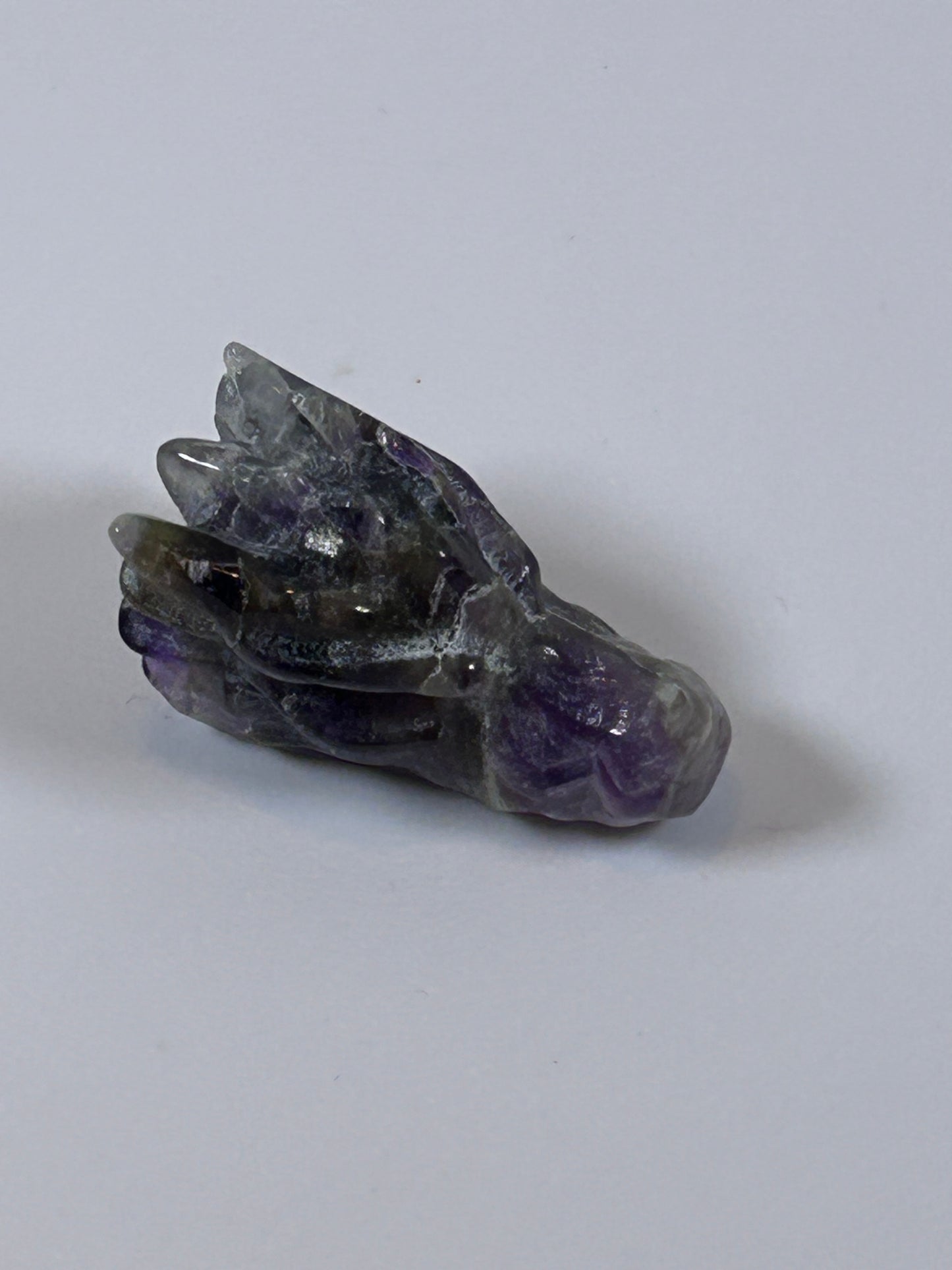 (#32) - AMETHYST DRAGON HEAD - NEW