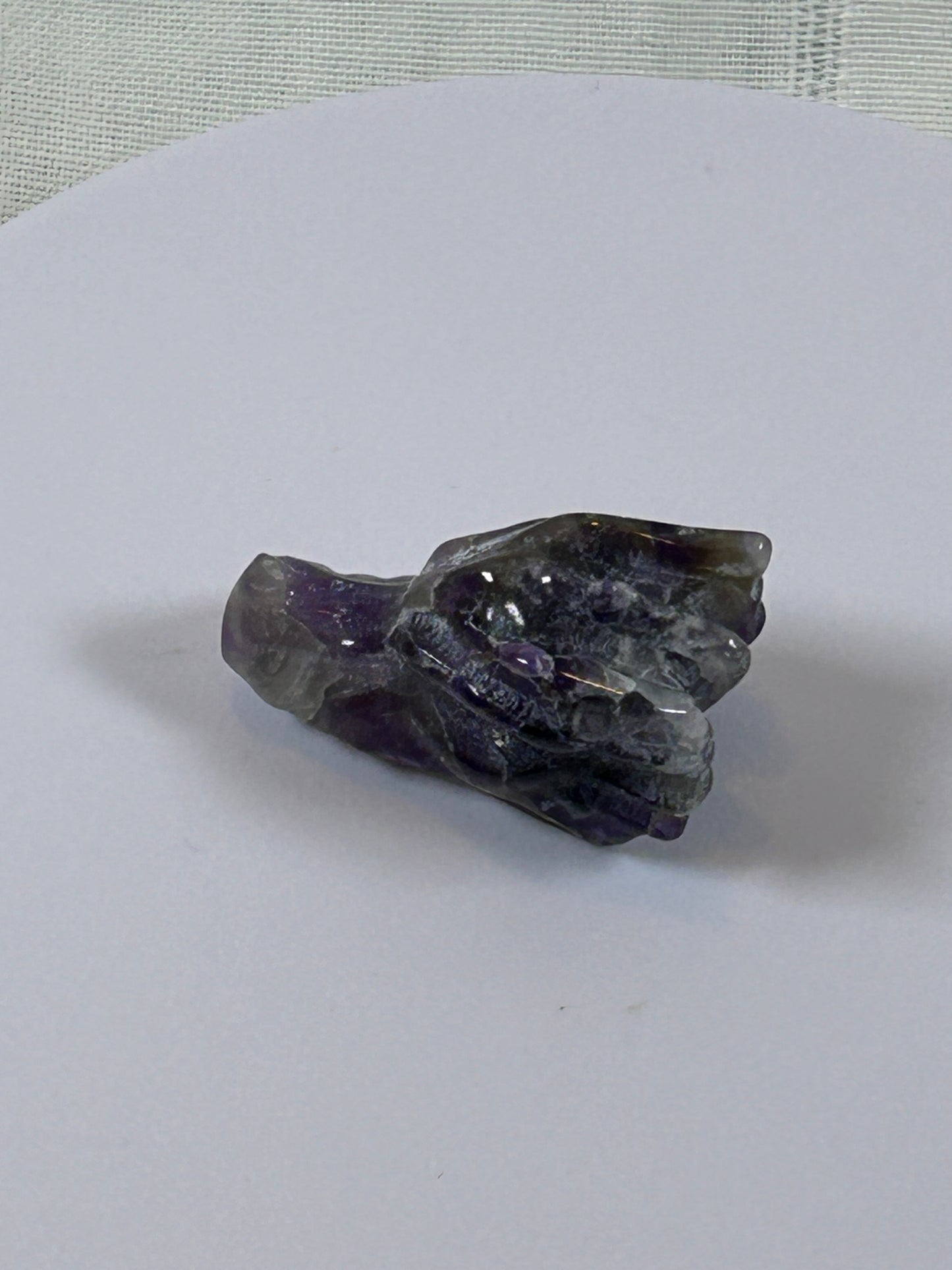 (#32) - AMETHYST DRAGON HEAD - NEW