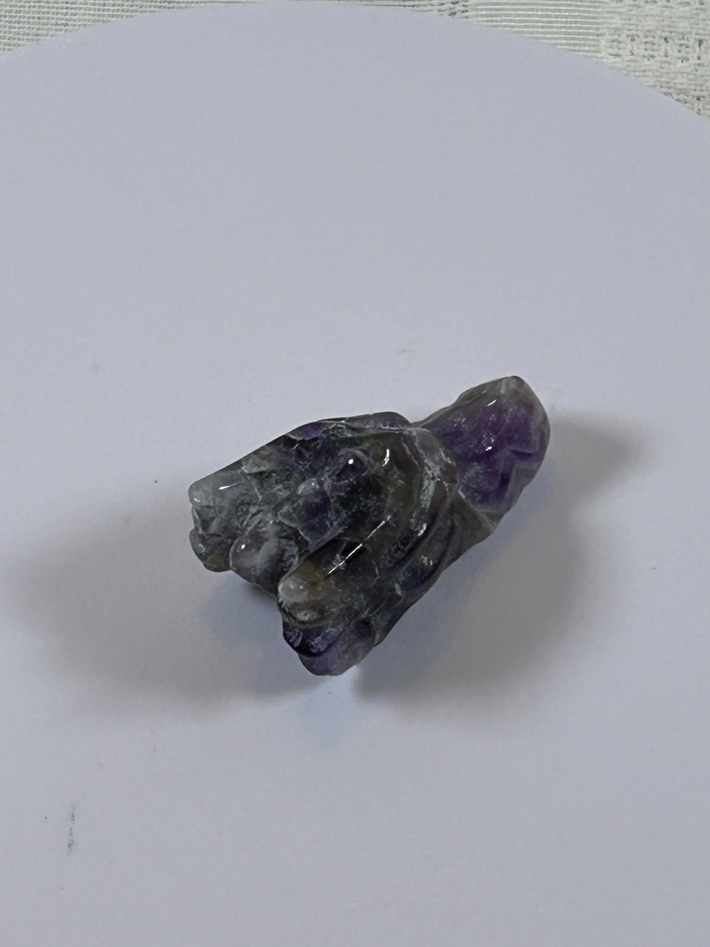 (#32) - AMETHYST DRAGON HEAD - NEW
