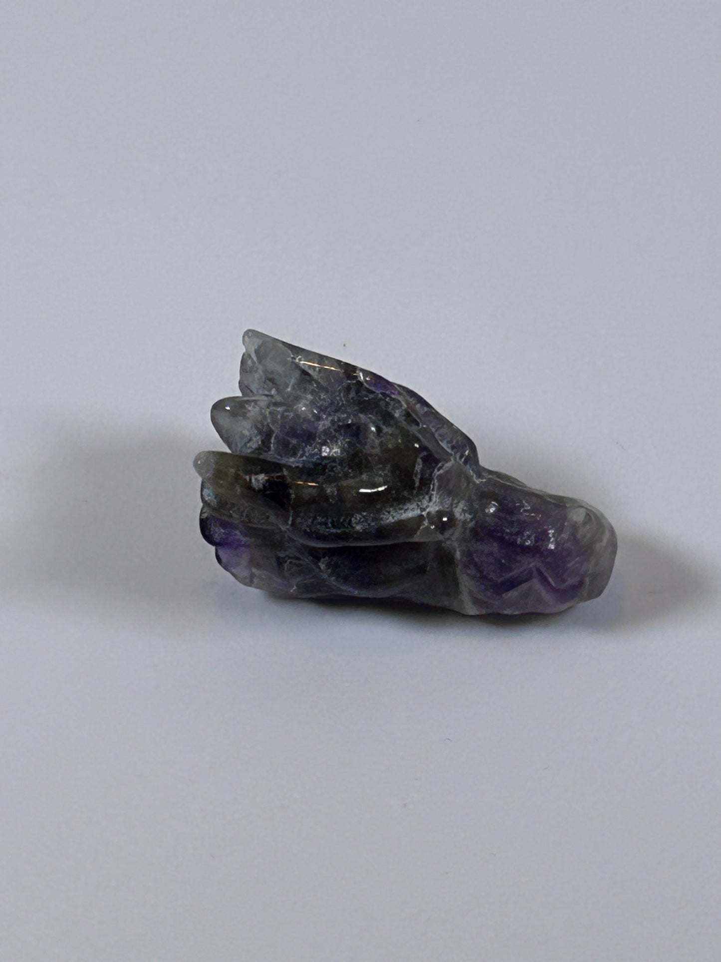 (#32) - AMETHYST DRAGON HEAD - NEW
