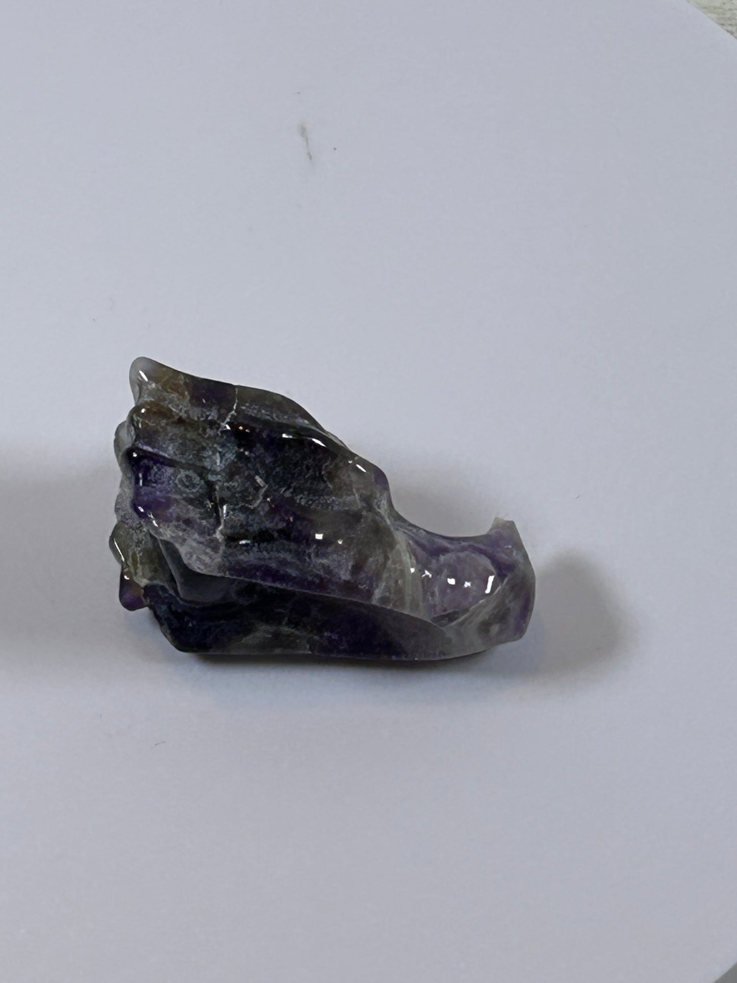 (#32) - AMETHYST DRAGON HEAD - NEW