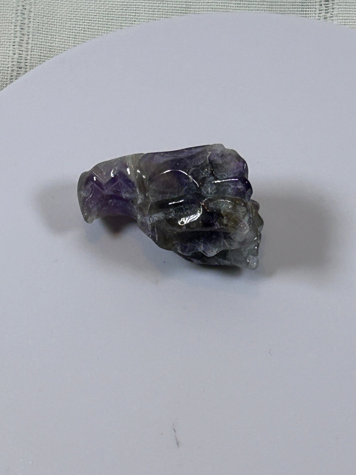 (#32) - AMETHYST DRAGON HEAD - NEW
