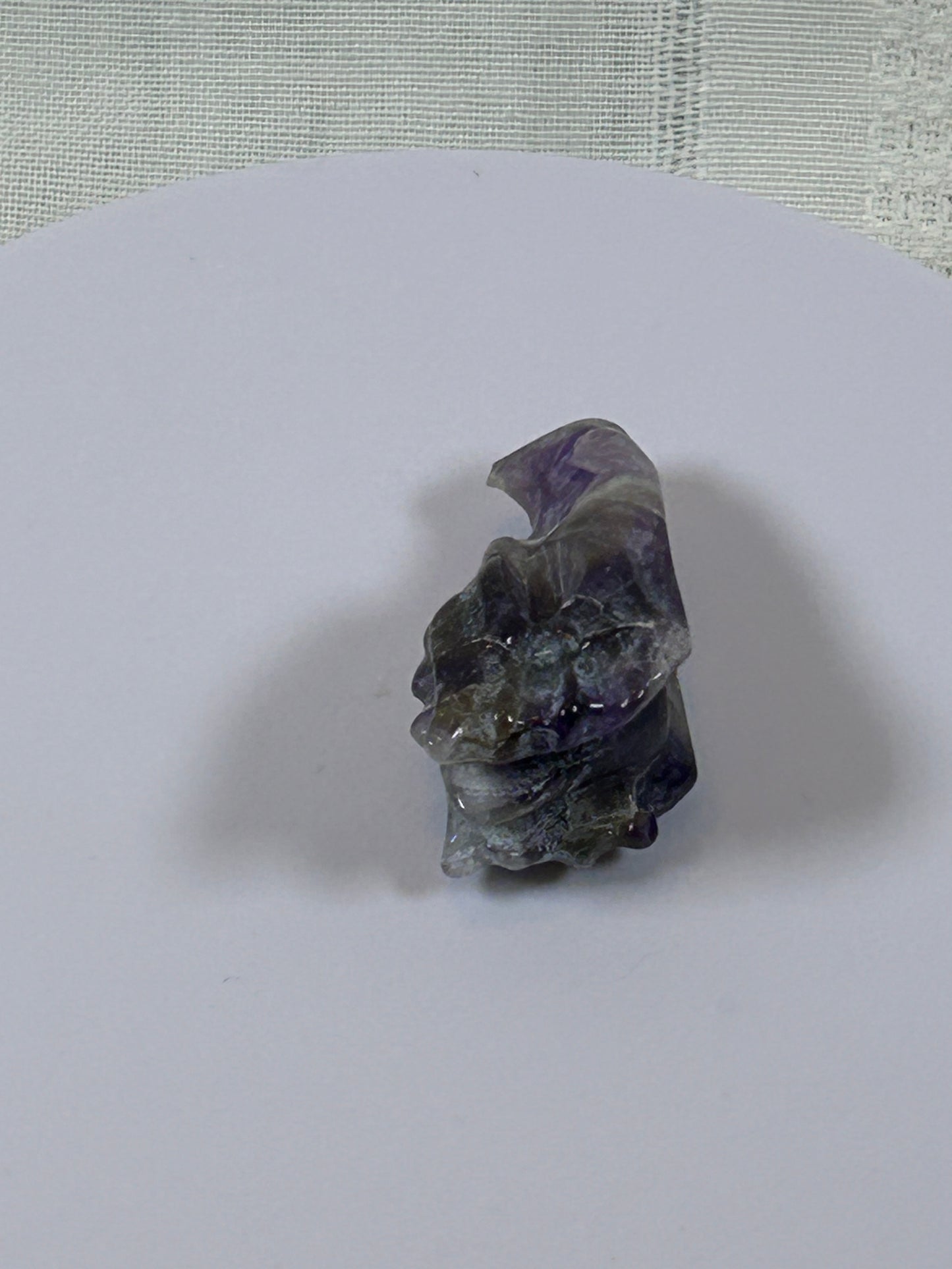 (#32) - AMETHYST DRAGON HEAD - NEW