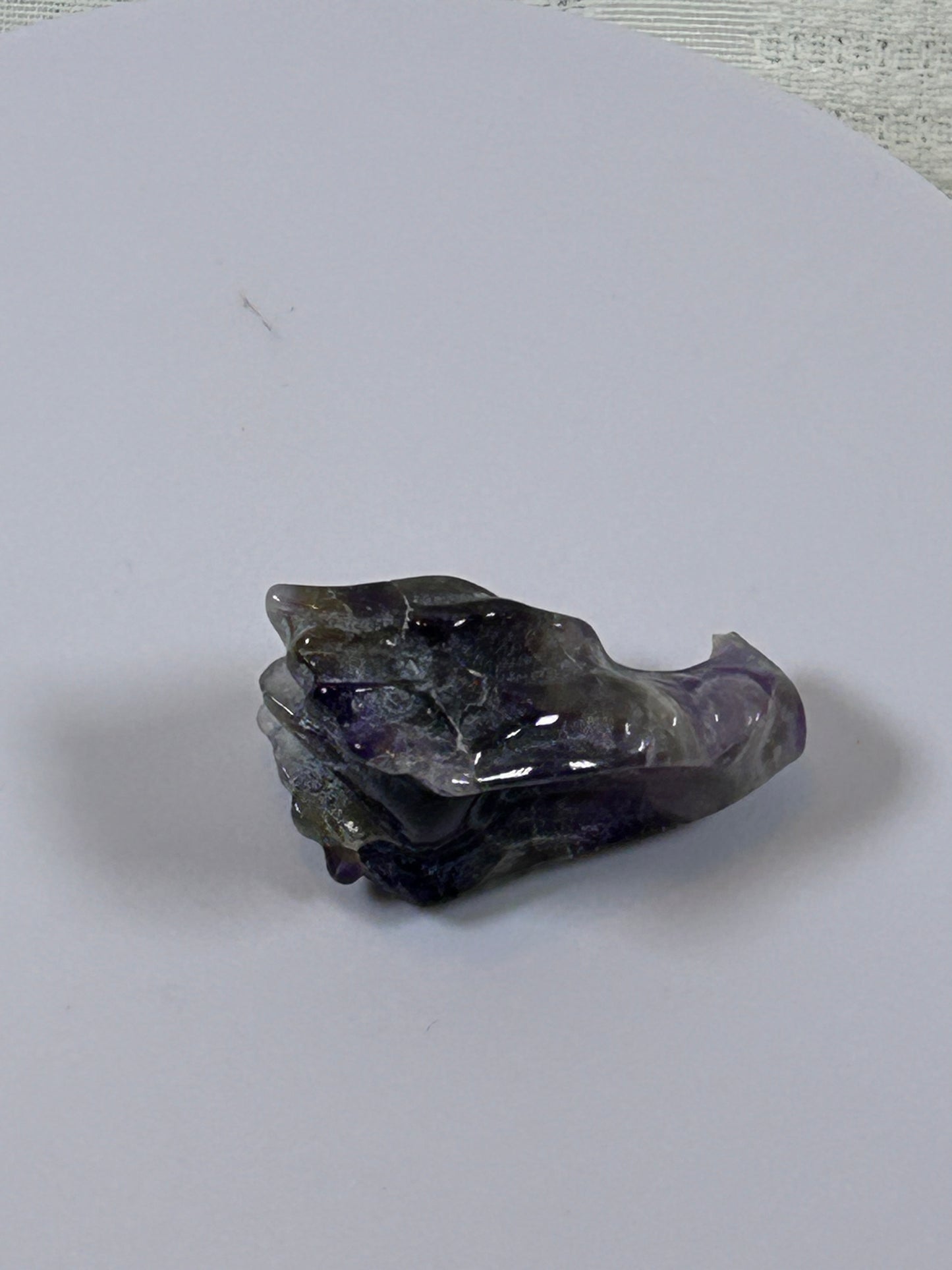 (#32) - AMETHYST DRAGON HEAD - NEW