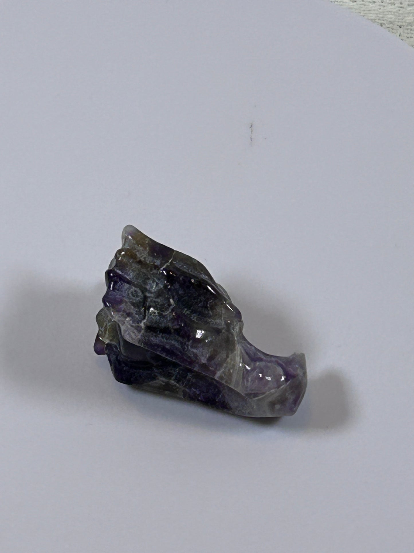 (#32) - AMETHYST DRAGON HEAD - NEW