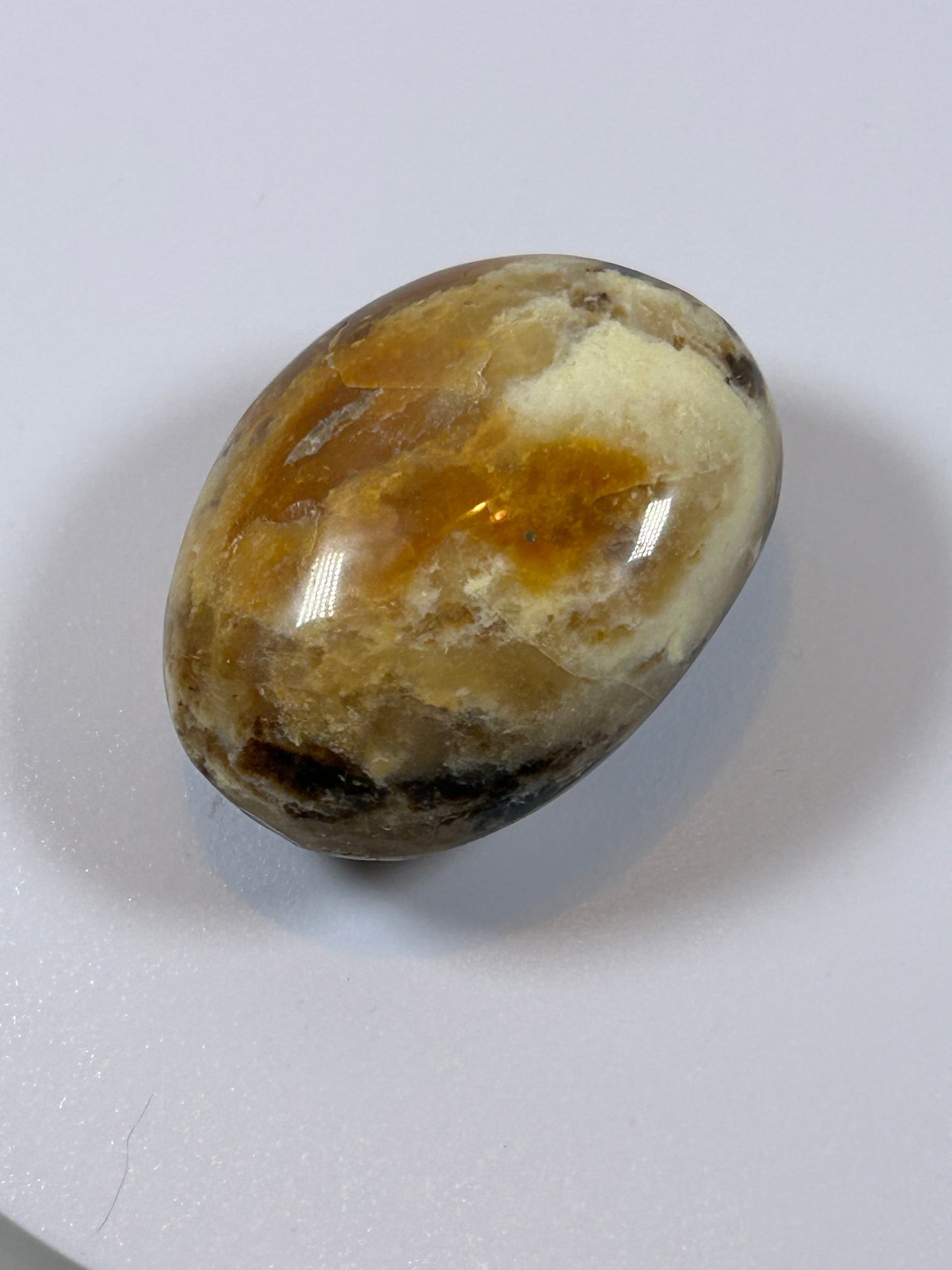 (#26) - AGATE PALM STONE - NEW