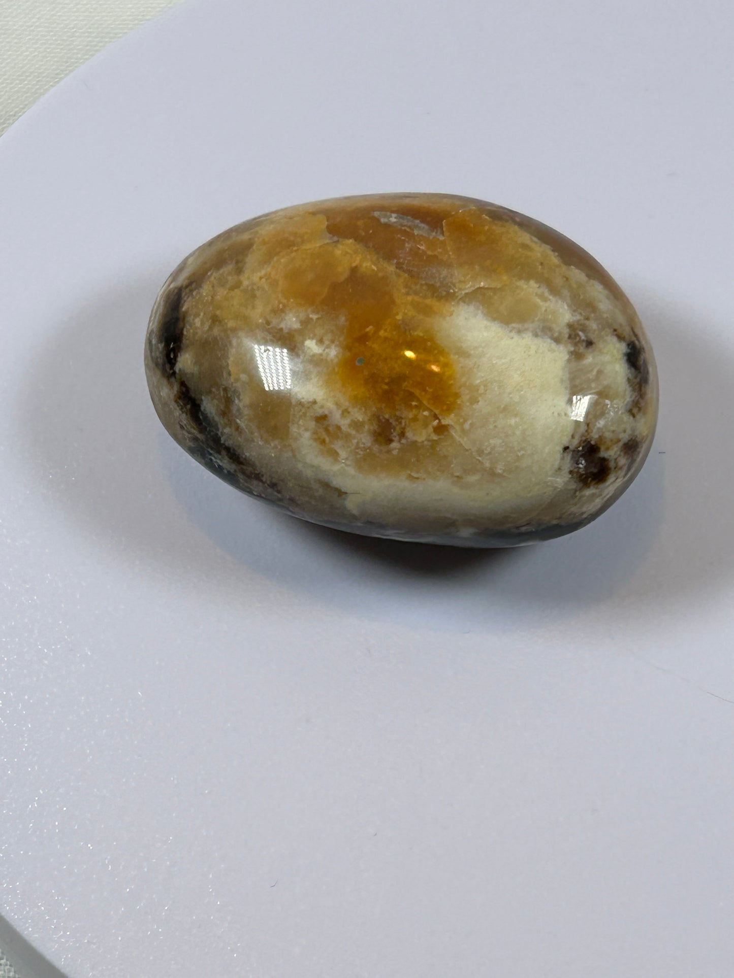 (#26) - AGATE PALM STONE - NEW