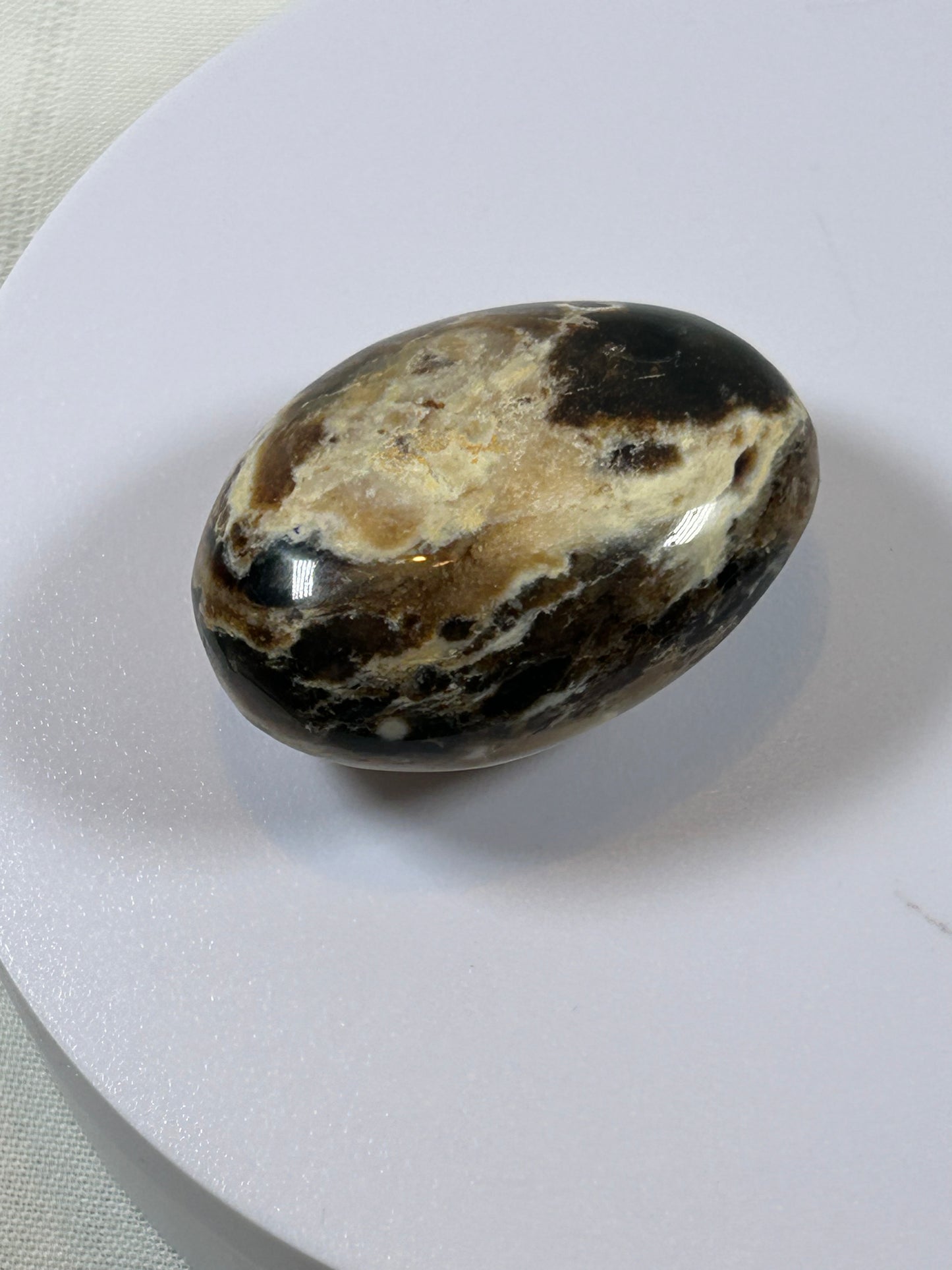(#26) - AGATE PALM STONE - NEW
