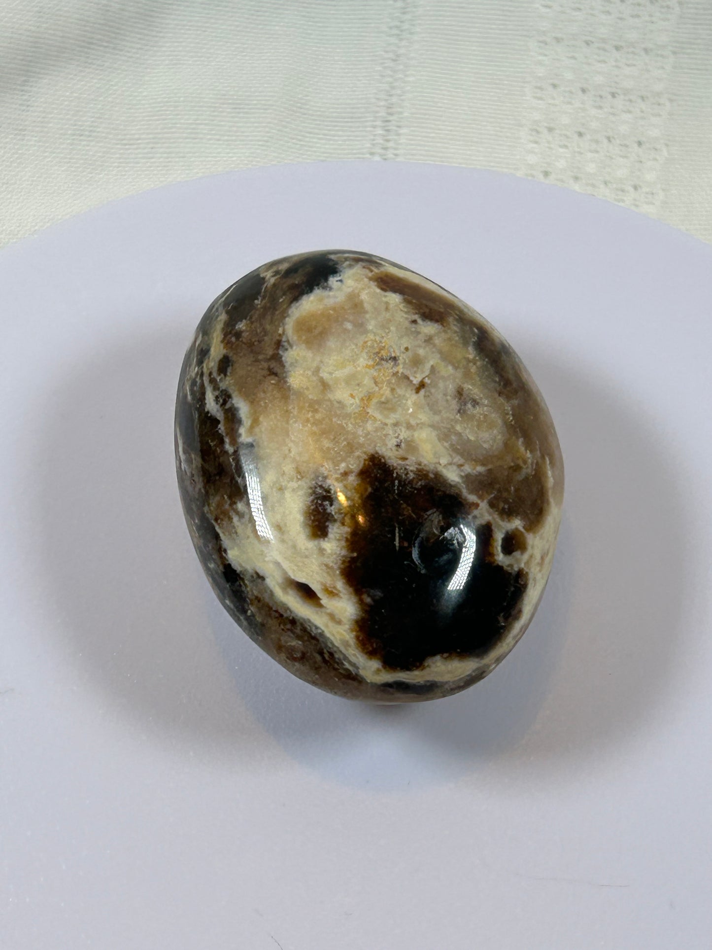 (#26) - AGATE PALM STONE - NEW