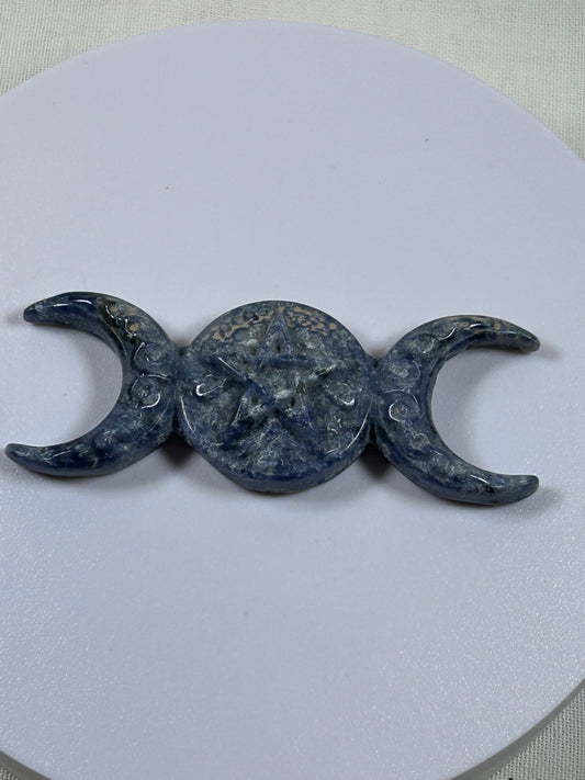 (#1135) - Sodalite Triple Goddess - New