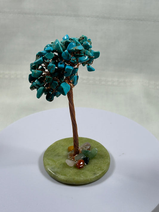 (#1107) - Turquoise Tree - New