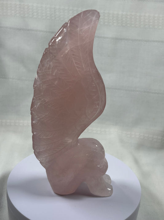 (#1209) - Rose Quartz Angel - New