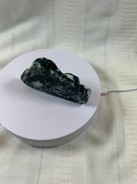 (#51) - TREE AGATE CLOUD CARVING - NEW
