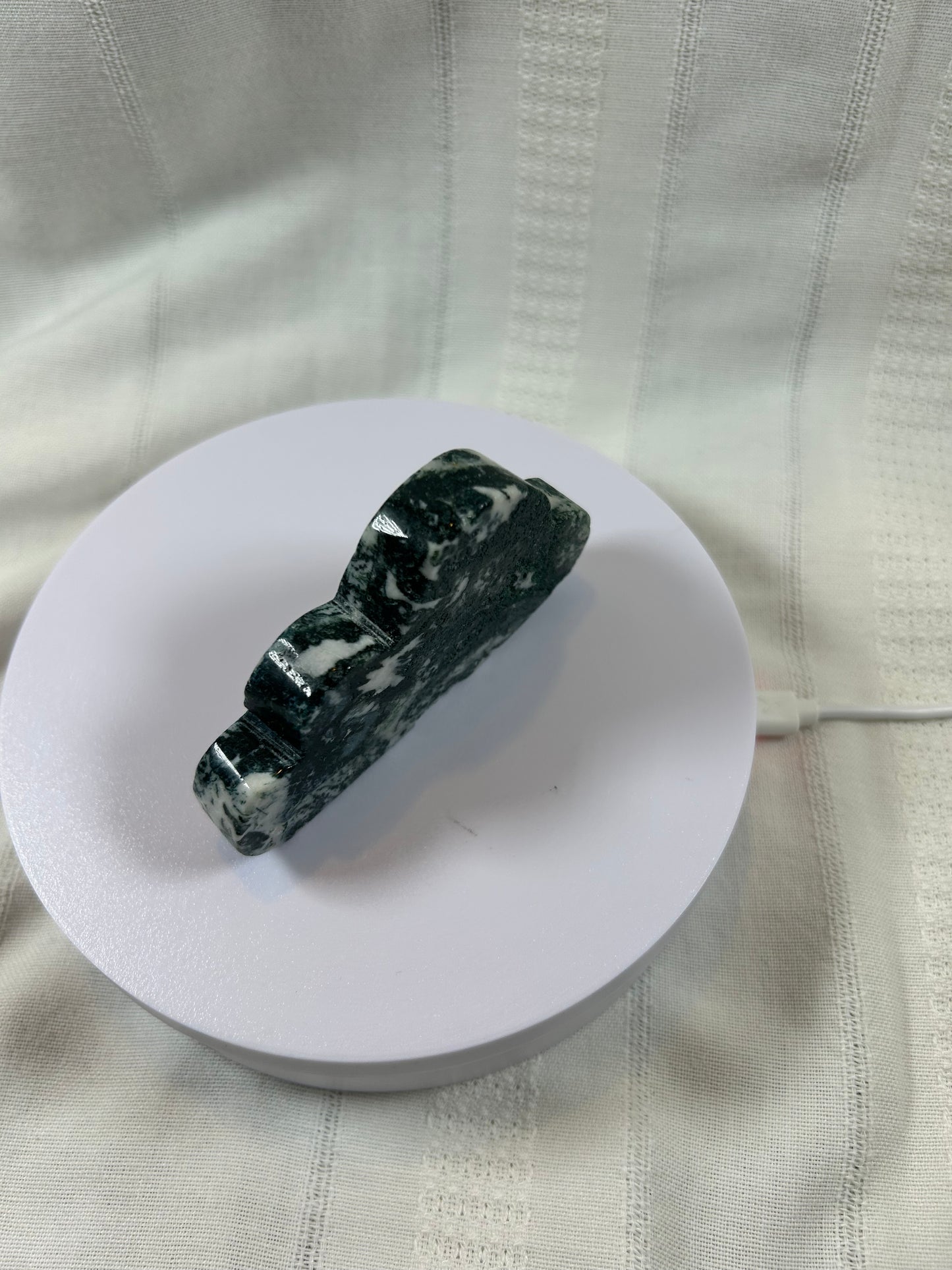 (#51) - TREE AGATE CLOUD CARVING - NEW