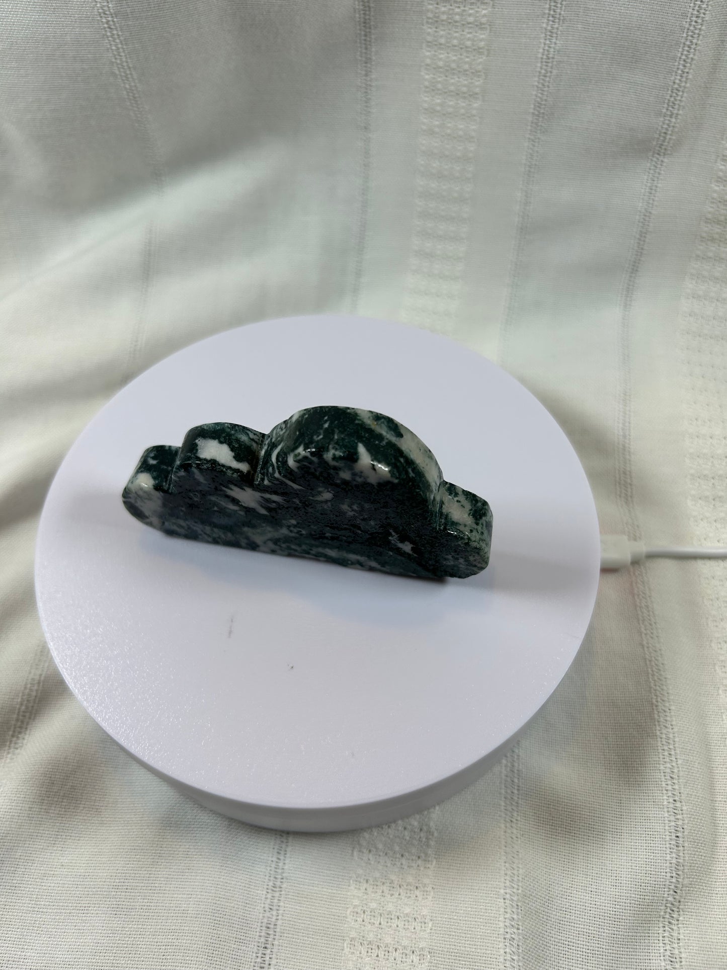(#51) - TREE AGATE CLOUD CARVING - NEW
