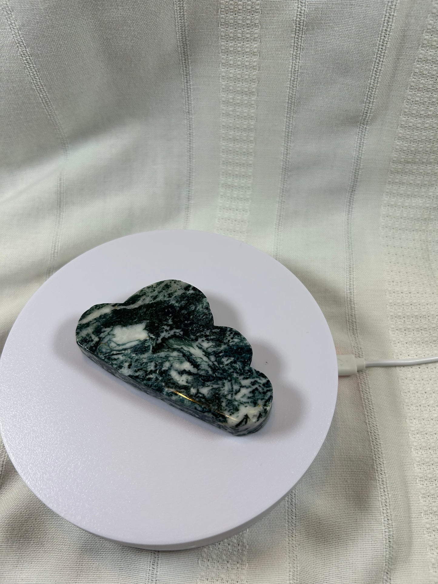 (#51) - TREE AGATE CLOUD CARVING - NEW