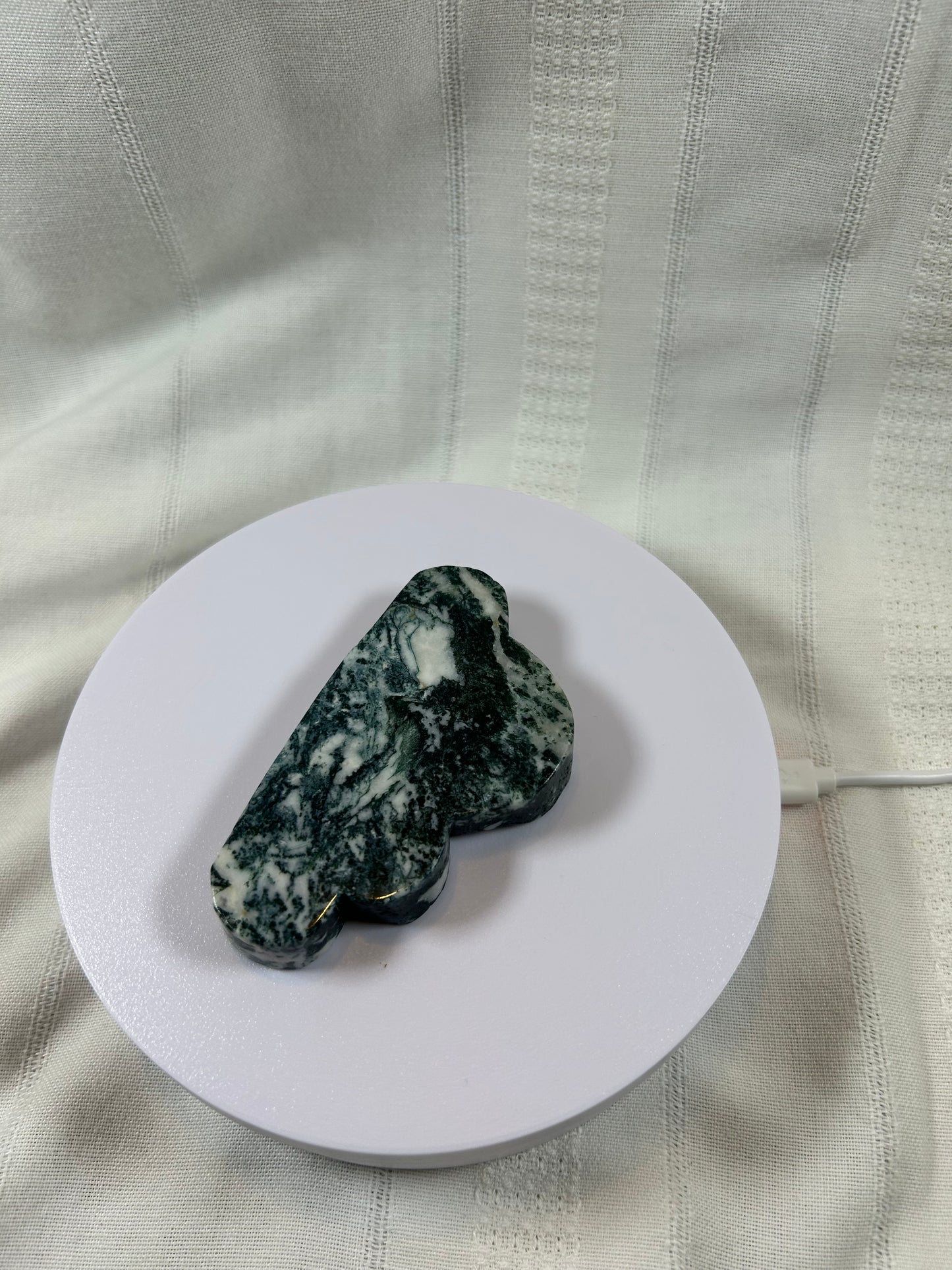 (#51) - TREE AGATE CLOUD CARVING - NEW