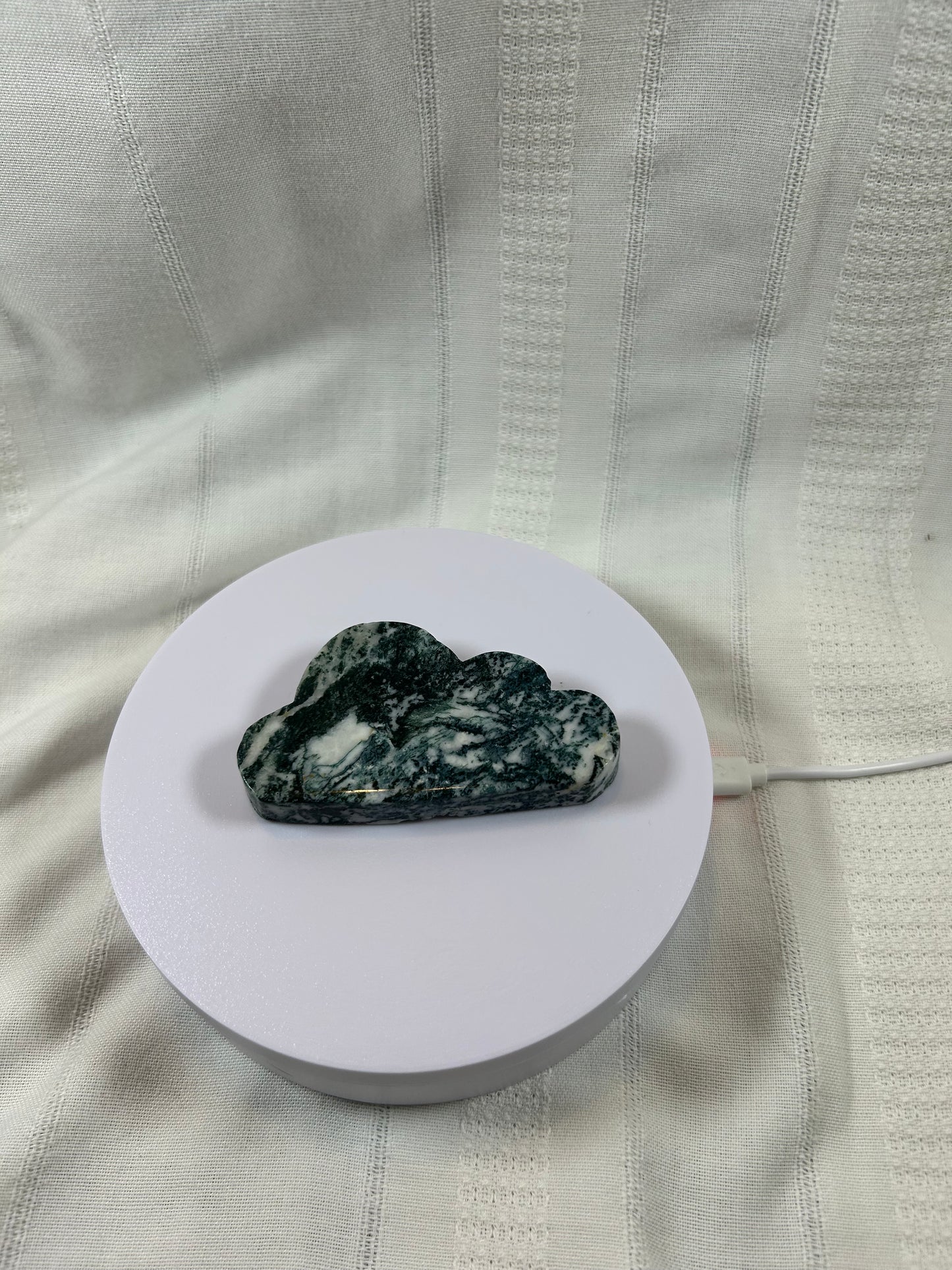 (#51) - TREE AGATE CLOUD CARVING - NEW